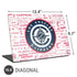 NBA Los Angeles Clippers Blast Logos Universal Laptop 16.6in (13.4 x 9.7in) Skin